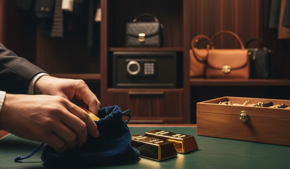 storing gold safely at home